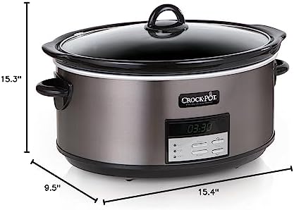 8 Quart Programmable Slow Cooker with Auto Warm - Curated Catalog M8