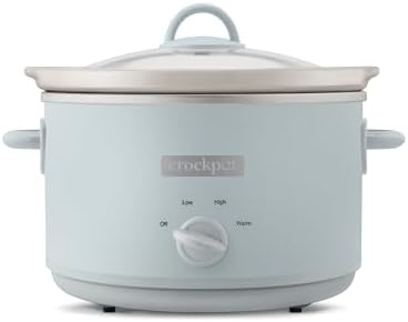 4.5 Quart Manual Slow Cooker – Macaroon Blue - Curated Catalog B1