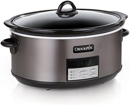 8 Quart Programmable Slow Cooker with Auto Warm - Curated Catalog M8