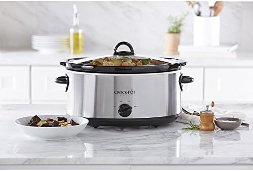 7 Quart Oval Manual Slow Cooker – Stainless Steel - Curated Catalog X8