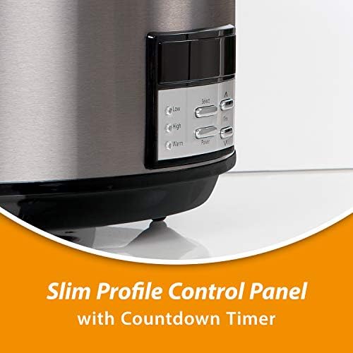 8 Quart Programmable Slow Cooker with Auto Warm - Curated Catalog M8