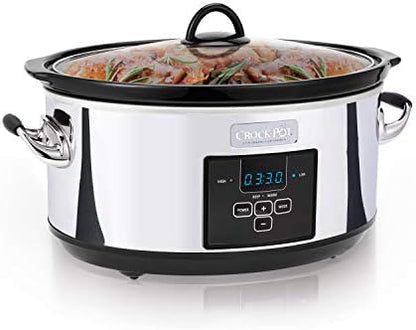 7 Quart Programmable Slow Cooker – Polished Platinum - Curated Catalog U1