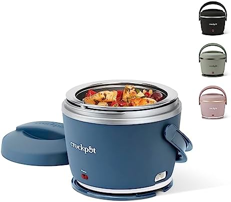 Electric Lunch Box Food Warmer 20oz – Faded Blue - Curated Catalog P4