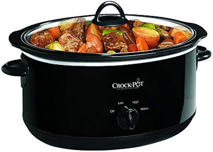 8 Quart Manual Slow Cooker – Black - Curated Catalog O7