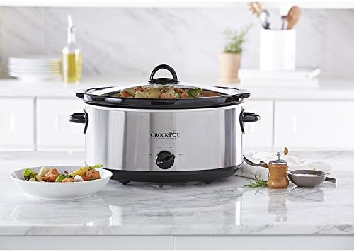 7 Quart Oval Manual Slow Cooker – Stainless Steel - Curated Catalog X8