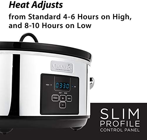 7 Quart Programmable Slow Cooker – Polished Platinum - Curated Catalog U1