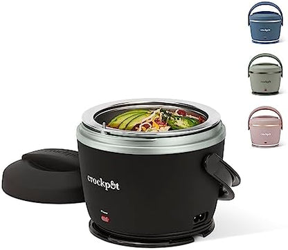 Electric Lunch Box Food Warmer 20oz – Black - Curated Catalog S5