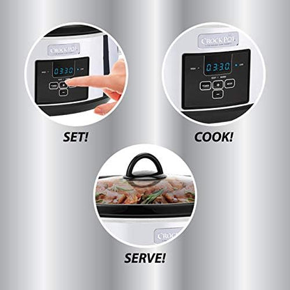 7 Quart Programmable Slow Cooker – Polished Platinum - Curated Catalog U1