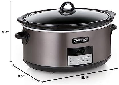 8 Quart Programmable Slow Cooker with Auto Warm - Curated Catalog M8