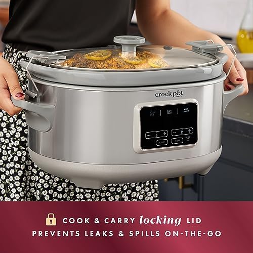 7 Quart Programmable Cook & Carry Slow Cooker - Curated Catalog I5