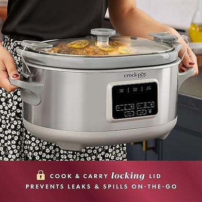 7 Quart Programmable Cook & Carry Slow Cooker - Curated Catalog I5