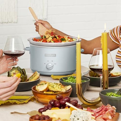 4.5 Quart Manual Slow Cooker – Macaroon Blue - Curated Catalog B1