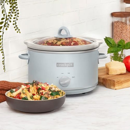 4.5 Quart Manual Slow Cooker – Macaroon Blue - Curated Catalog B1