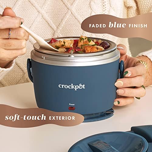 Electric Lunch Box Food Warmer 20oz – Faded Blue - Curated Catalog P4