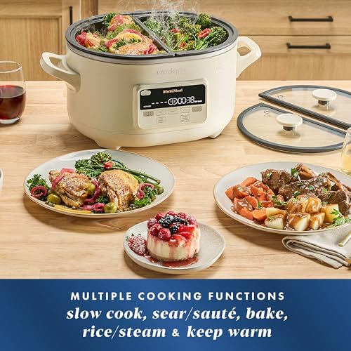 MultiMeal Multicooker with Programmable Slow Cooker - Curated Catalog C8