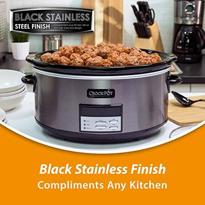 8 Quart Programmable Slow Cooker with Auto Warm - Curated Catalog M8