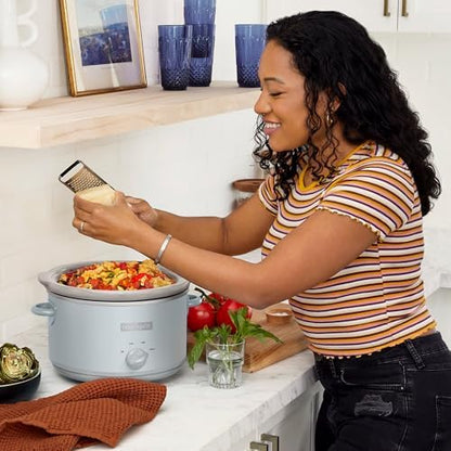 4.5 Quart Manual Slow Cooker – Macaroon Blue - Curated Catalog B1