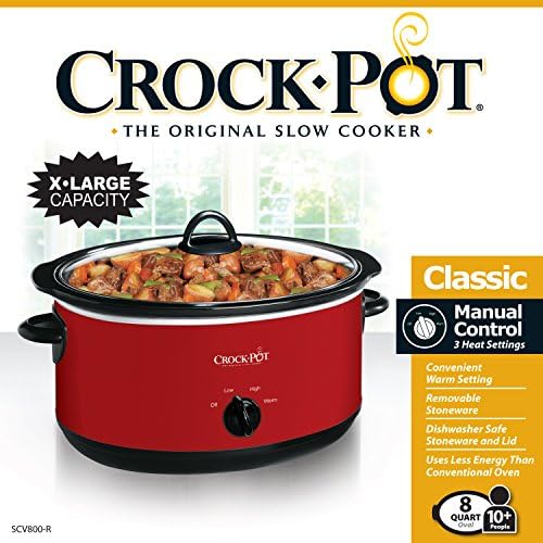 Express Crock 8 Quart Programmable Slow Cooker - Curated Catalog I3
