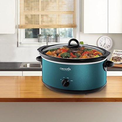 7 Quart Manual Slow Cooker – Turquoise - Curated Catalog K0