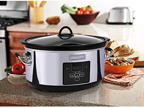 7 Quart Programmable Slow Cooker – Polished Platinum - Curated Catalog U1