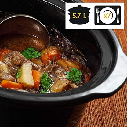 Cook & Carry 6 Quart Portable Slow Cooker - Curated Catalog E6