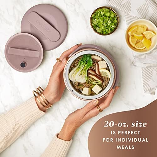 Electric Lunch Box Food Warmer 20oz – Blush Pink - Curated Catalog J0