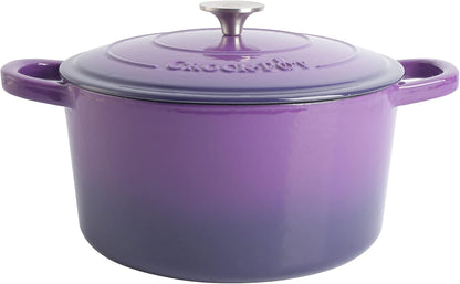 3 Quart Enameled Cast Iron Dutch Oven – Aqua - Curated Catalog T9