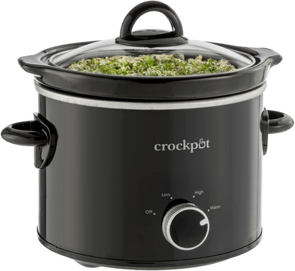 2 Quart Mini Slow Cooker – Classic Compact Cooker - Curated Catalog J4