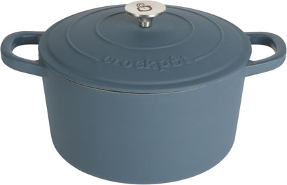 3 Quart Enameled Cast Iron Dutch Oven – Aqua - Curated Catalog T9