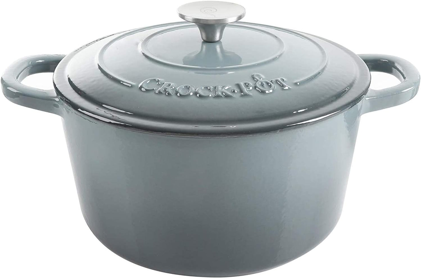 3 Quart Enameled Cast Iron Dutch Oven – Aqua - Curated Catalog T9