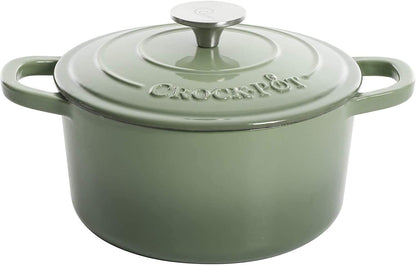 3 Quart Enameled Cast Iron Dutch Oven – Aqua - Curated Catalog T9