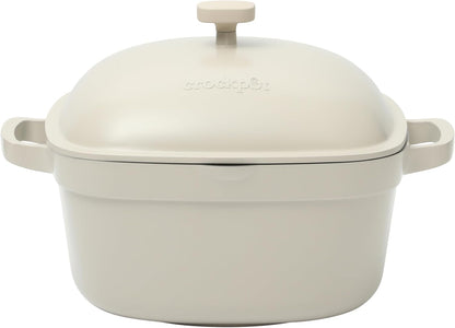 3 Quart Enameled Cast Iron Dutch Oven – Aqua - Curated Catalog T9