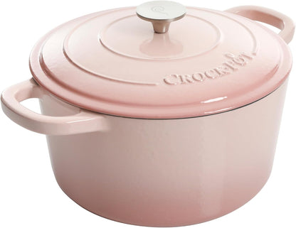 3 Quart Enameled Cast Iron Dutch Oven – Aqua - Curated Catalog T9