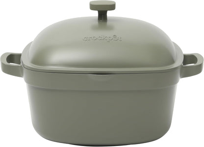 3 Quart Enameled Cast Iron Dutch Oven – Aqua - Curated Catalog T9