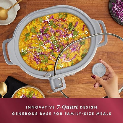 7 Quart Programmable Cook & Carry Slow Cooker - Curated Catalog I5