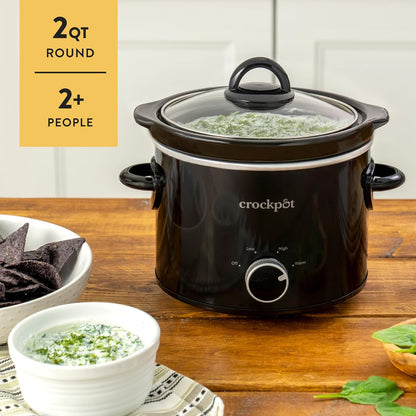 2 Quart Mini Slow Cooker – Classic Compact Cooker - Curated Catalog J4