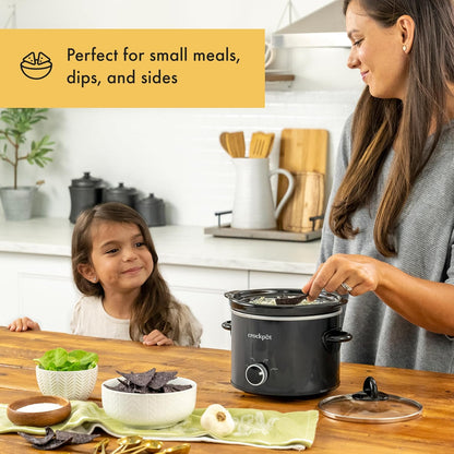 2 Quart Mini Slow Cooker – Classic Compact Cooker - Curated Catalog F1